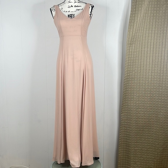 Show Me Your Mumu Jenn Maxi Dress Blush Pink  Size XS - Picture 2 of 16